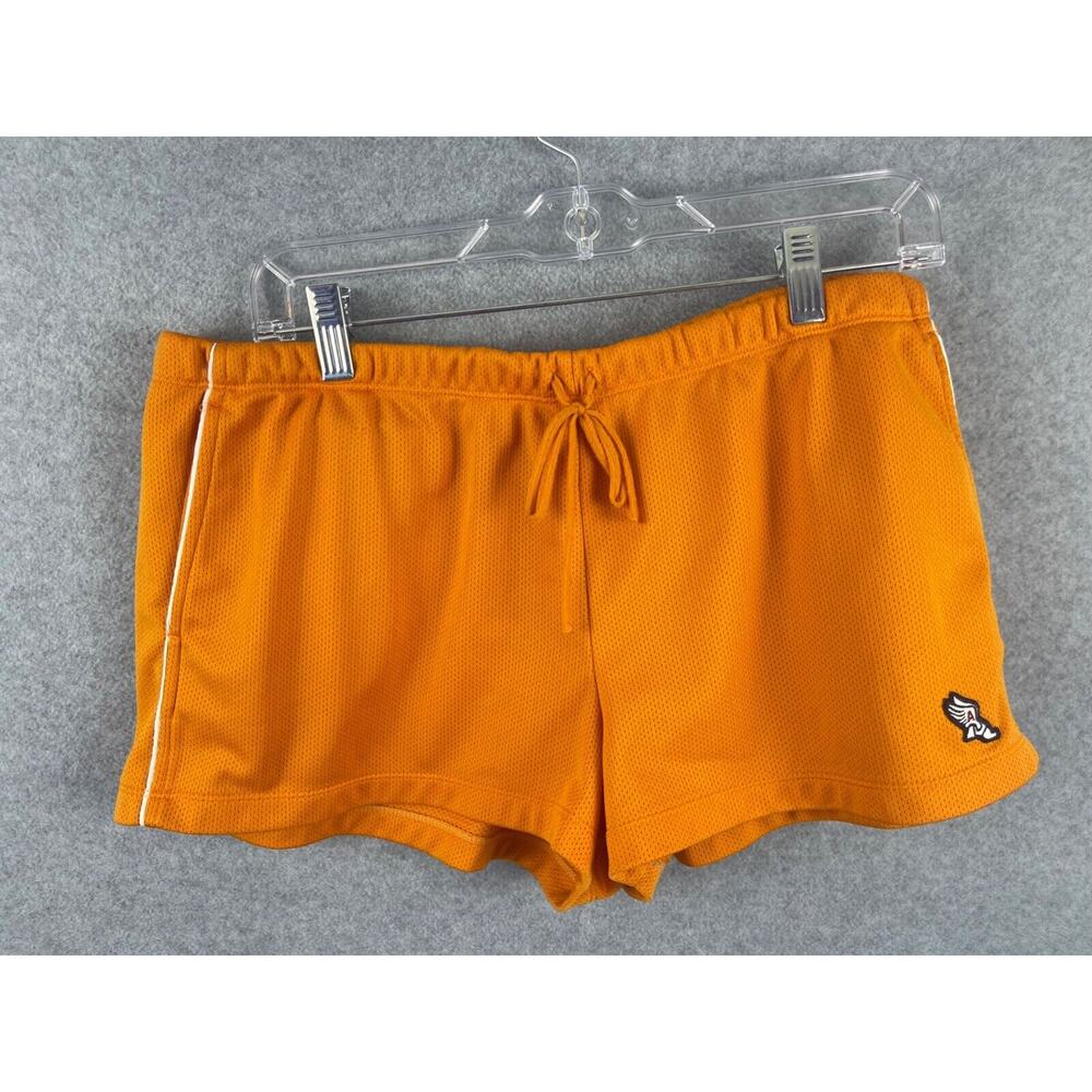 American Eagle Shorts Women's L‎ Orange Pocket Track Workout Running Activewear